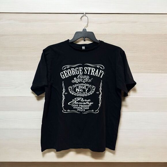 (XL) George Strait - Chris Stapleton - Little Big Town 2023 Stadium Tour Band Te - Picture 1 of 3